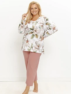 Pyžamo Taro 3652 Denisa, s dlhými rukávmi, veľkosti 2XL–4XL, Z26