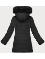 Černá dámská bunda s kapucí model 21247064 - J.STYLE