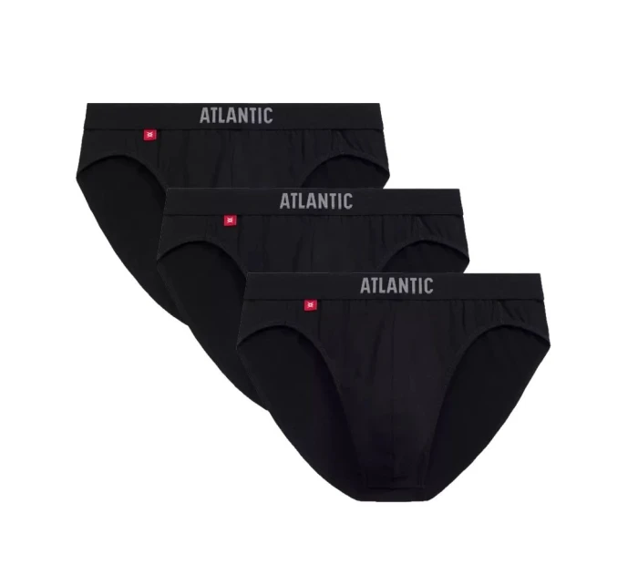 Pánske nohavičky 3 pack 094 black - Atlantic