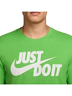 Pánské tričko Just Do It Swoosh zelené  pánské model 22071084 - NIKE