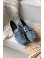 Dámské z eko semiše modré model 21900389 - Boto Dámské z eko semiše modré model 21900389 - Boto