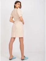 Šaty LK SK model 17404325 světle béžová - FPrice