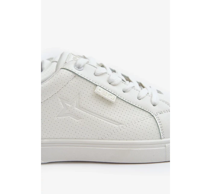 Pánske tenisky z eko kože Big Star Hi-Poly System White