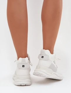 Dámska športová obuv na platforme Big Star - biela