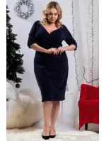 Dámske šaty Bonita U634 námornícka modrá - Karko