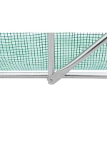 SKLENÍK ZÁHRADNÝ TUNEL 200X300X200CM PE KONŠTRUKCIA ZELENÁ OCEĽ