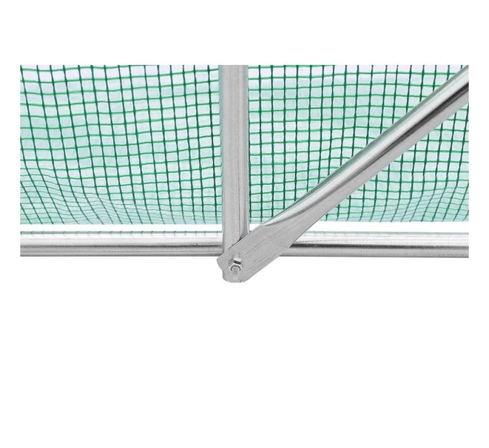 SKLENÍK ZÁHRADNÝ TUNEL 200X300X200CM PE KONŠTRUKCIA ZELENÁ OCEĽ