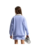 Detská mikina Nike Sportswear Club Fleece Light Purple FD2923 569
