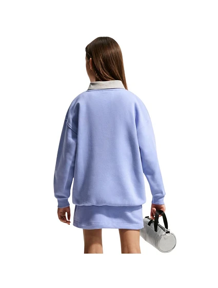 Dětská mikina Sportswear Club Fleece light purple model 22207915 - NIKE Dětská mikina Sportswear Club Fleece light purple model 22207915 - NIKE