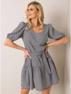 Šaty LK SK 508151.34P biela a tmavo modrá