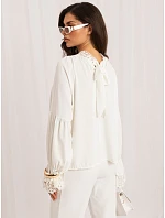 Bluzka MI BZ model 22340782 ecru - FPrice Bluzka MI BZ model 22340782 ecru - FPrice
