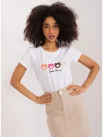 Bluzka RV BZ model 19735042 biały - FPrice Bluzka RV BZ model 19735042 biały - FPrice