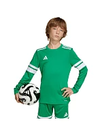 Adidas Squadra 25 detské tričko s dlhým rukávom zelené JN7491 Adidas Squadra 25 detské tričko s dlhým rukávom zelené JN7491