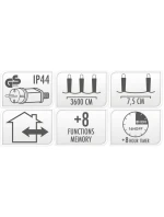 VIANOČNÝ STROMČEK SVETELNÁ REŤAZ 480 VIEDOL ČASOVAČ VIACFAREBNÝ