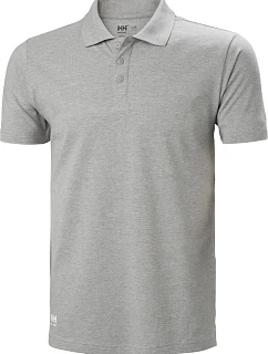 Classic 2.0 Pánské piqué polo  grey melange model 22469523 - Helly Hansen