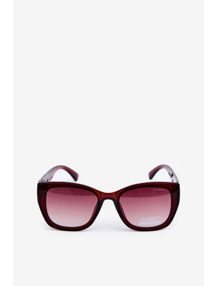 Damskie Okulary Przeciwsłoneczne UV400 Ciemnobrązowe