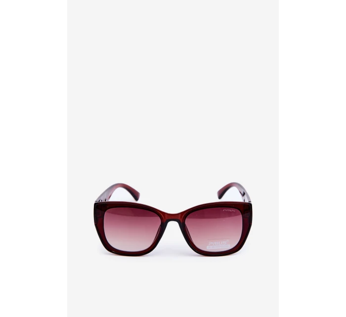 Damskie Okulary Przeciwsłoneczne UV400 Ciemnobrązowe