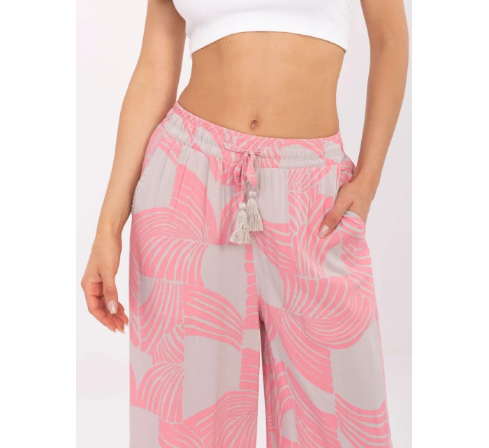 Nohavice D73771M62237G ružové