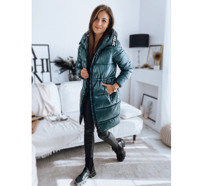 Dámská prošívaná bunda zelená Dstreet model 21966210 - FashionStreet