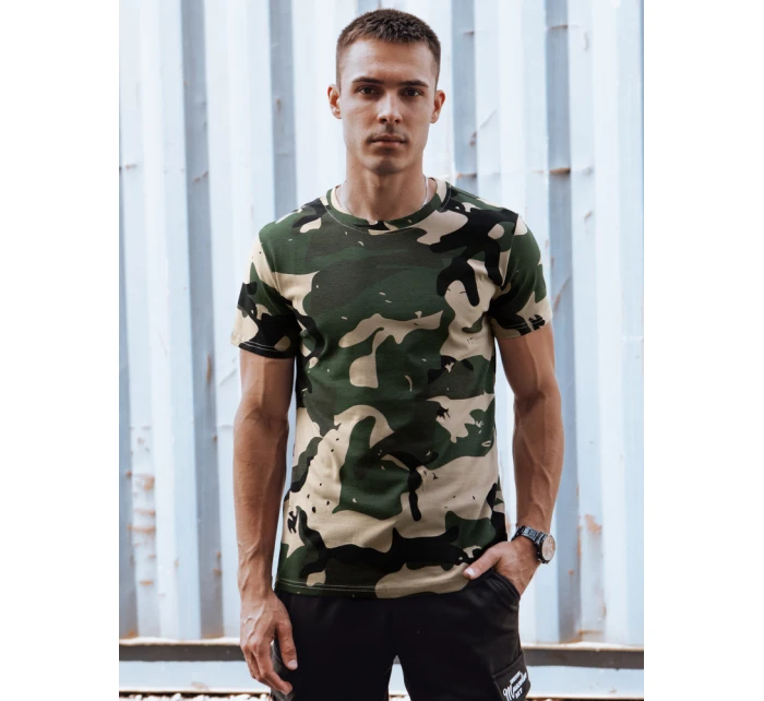 Pánské khaki moro tričko Dstreet model 21978155 - FashionStreet