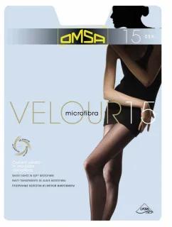 Dámské punčochové kalhoty model 5770141 Velour 15 den - Omsa