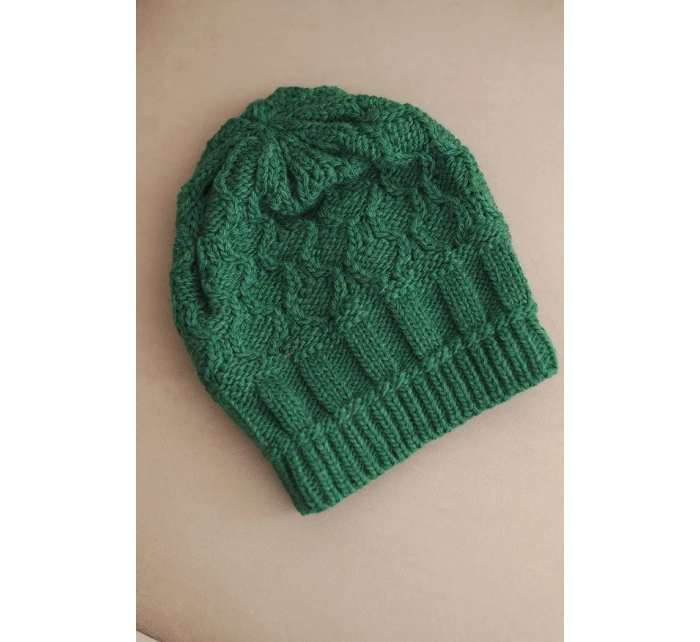 Čiapka s fleecom Marta K231 zelená