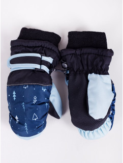 Detské zimné lyžiarske rukavice Yoclub REN-0227C-A110 Navy Blue