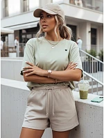MILOV dámske tričko pistáciová FashionStreet RY2541 MILOV dámske tričko pistáciová FashionStreet RY2541