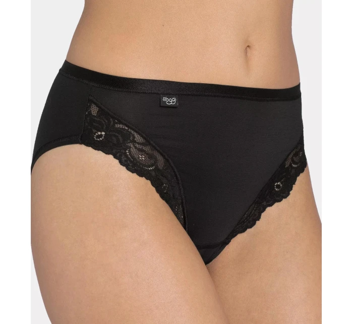 Dámske nohavičky sloggi Romance Tai - čierne - SLOGGI Dámske nohavičky sloggi Romance Tai - čierne - SLOGGI