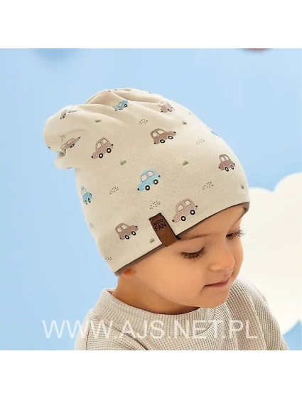 AJS 50-076 obojstranná detská čiapka