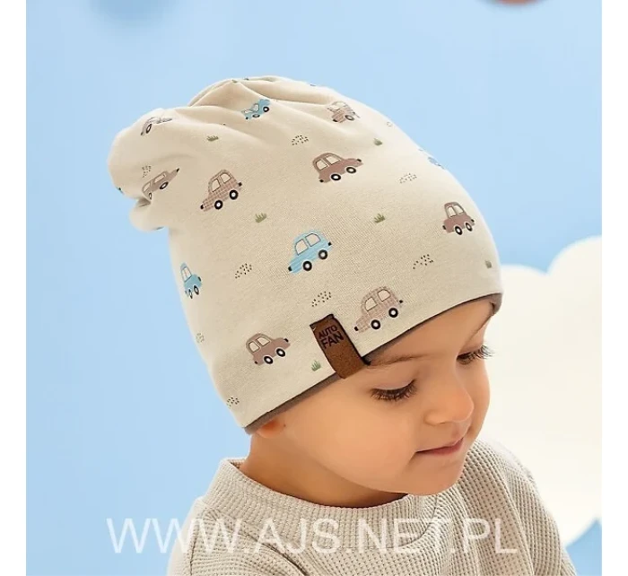 AJS 50-076 obojstranná detská čiapka