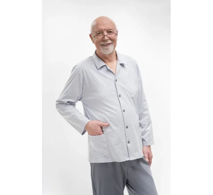 Martel 403 Antoni III pyžamo dĺžka/r M-2XL pánske pyžamo na zips Martel 403 Antoni III pyžamo dĺžka/r M-2XL pánske pyžamo na zips