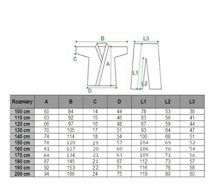 kimono 8 oz 140 cm NEW model 18808551 - Masters