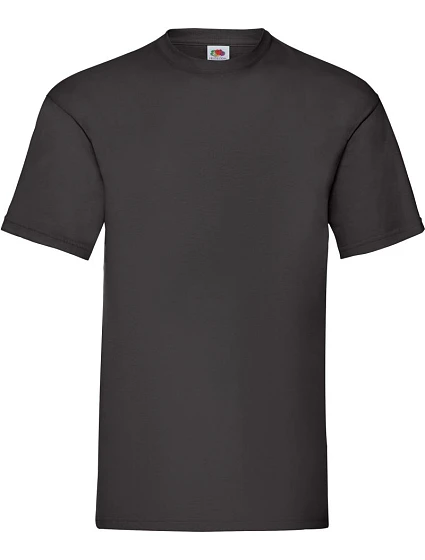 Tričko Fruit of the Loom Valueweight T 16.1036 čierne Tričko Fruit of the Loom Valueweight T 16.1036 čierne