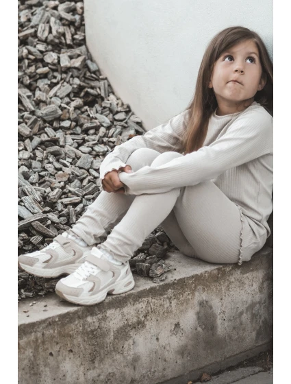 Dziecięce Buty Sportowe Sneakersy Na Rzep Beżowe Rulagia Dziecięce Buty Sportowe Sneakersy Na Rzep Beżowe Rulagia