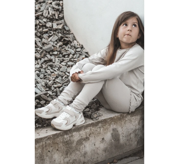 Dziecięce Buty Sportowe Sneakersy Na Rzep Beżowe Rulagia Dziecięce Buty Sportowe Sneakersy Na Rzep Beżowe Rulagia