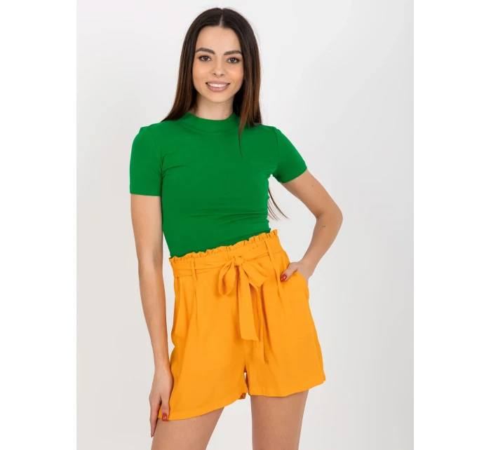 Šortky model 18371985 světle oranžová - FPrice Šortky model 18371985 světle oranžová - FPrice