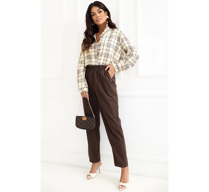 Šnúrové nohavice model 226966 Rue Paris