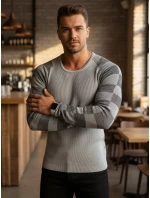 Pánský svetr přes hlavu ecru Dstreet model 21962635 - FashionStreet