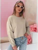 Dámska blúzka jednej veľkosti butter LUMIVIA cappuccion FashionStreet BY1374