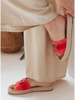 Dámske žabky MISSWAVE červené FashionStreet ZY0948