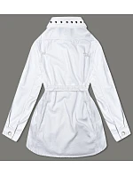 Dámska biela džínsová bunda Oversize (M6959) Dámska biela džínsová bunda Oversize (M6959)