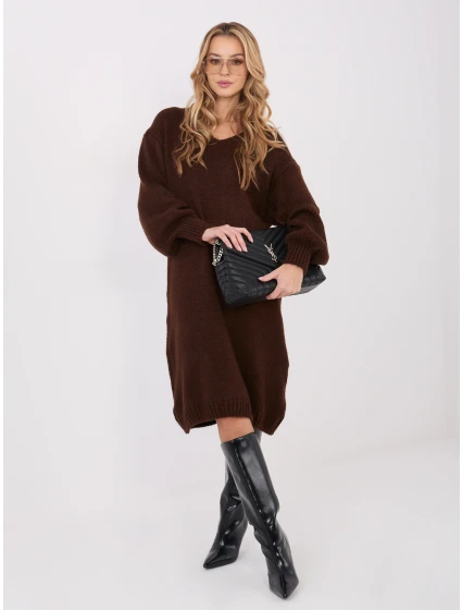 Šaty IN SK 5962.22 tmavohnedé