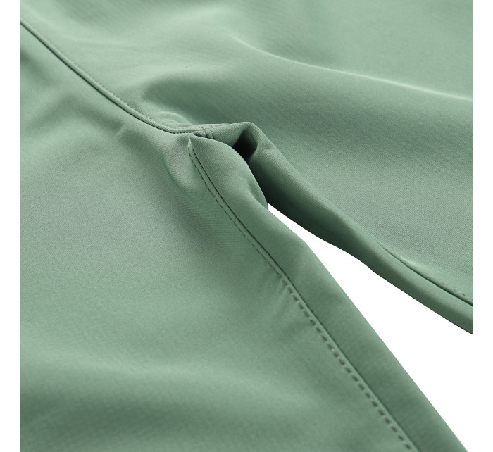 Detské softshellové nohavice ALPINE PRO ZAZO aspen green