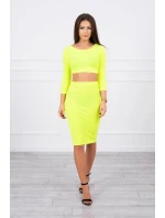 Dámsky set 9084 Neon yellow - K-Fashion Dámsky set 9084 Neon yellow - K-Fashion