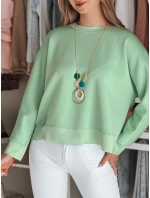 Dámská máslová halenka oversize s přívěskem mint Dstreet model 21986127 - FashionStreet
