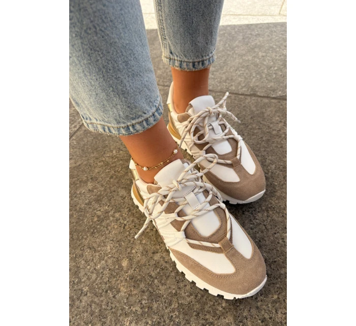 Kožené Polobotky Sneakers Dámské model 21693232 - Artiker