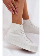 Dámské Tenisky Na Platformě Big Star model 21695254 Bílé - Big Star Shoes Dámské Tenisky Na Platformě Big Star model 21695254 Bílé - Big Star Shoes