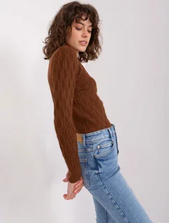 Sweter AT SW brązowy model 19014819 - FPrice