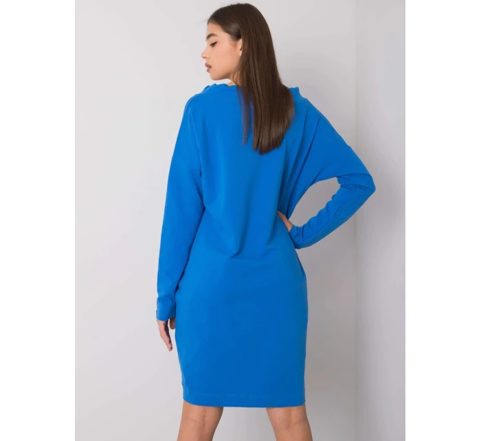 Šaty RV SK model 16162001 tmavě modrá - FPrice Šaty RV SK model 16162001 tmavě modrá - FPrice